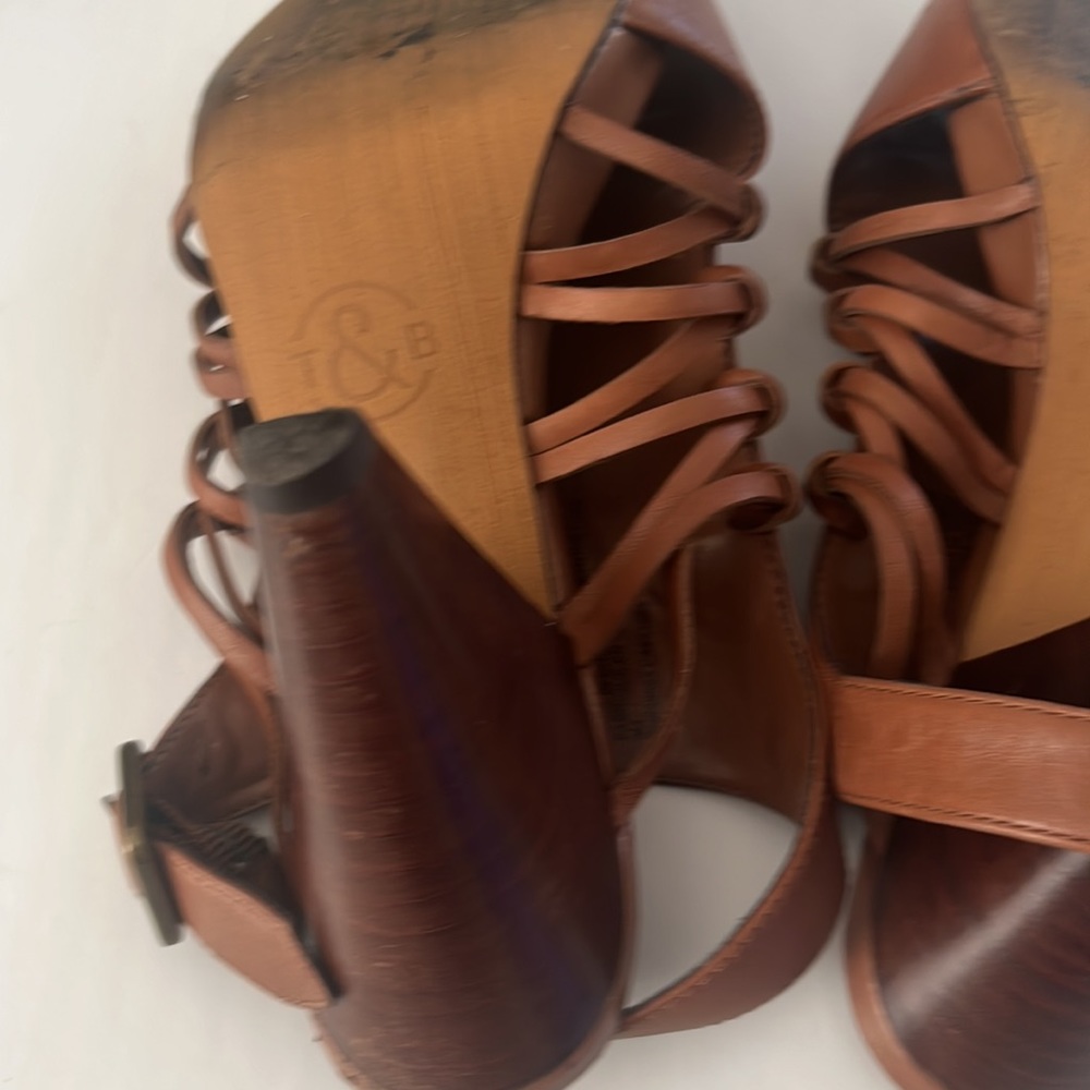 Treasure & Bond Brown Open-Toe Heels - Picture 9 of 16